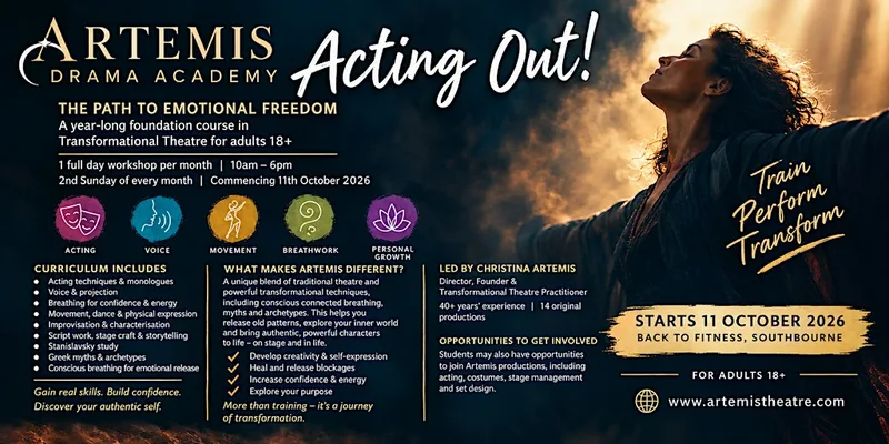 Acting Out! – Transformational Theatre & Acting Course for Adults