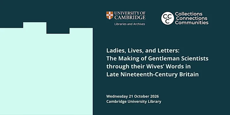 Fellow's talk: Ladies, Lives, and Letters