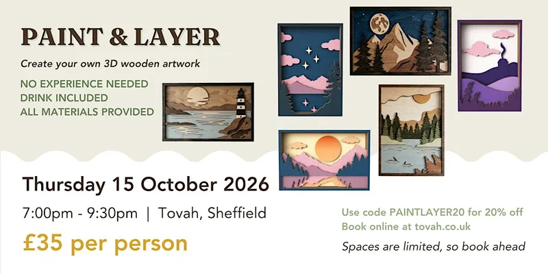 Paint & Layer | Create Your Own 3D Wooden Artwork