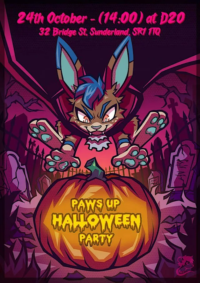 Paws Up Furmeet Halloween Party