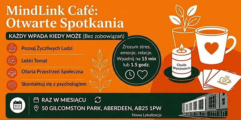 MindLink Café: Otwarte Spotkania przy Kawie i Psychologii