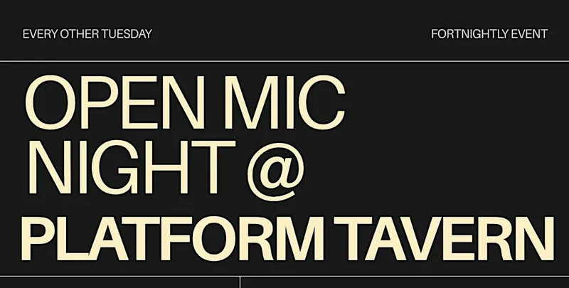 Open Mic Night @ The Platform Tavern (20th October)