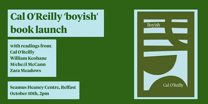 Cal O'Reilly queer poetry book launch