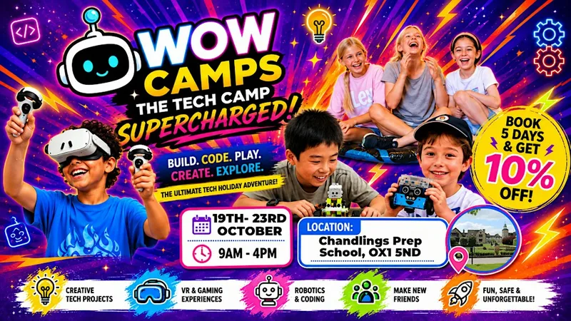 Oxford October Half Term Tech Camp