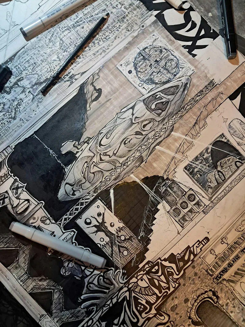 Features from the Black Presents: The Big Black Drawing Sess