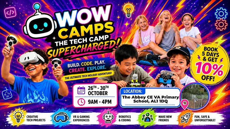 St Albans October Half Term Tech Camp