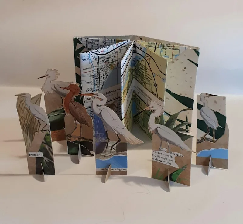 Book Art Workshop - Collage and Folded Pocket Books