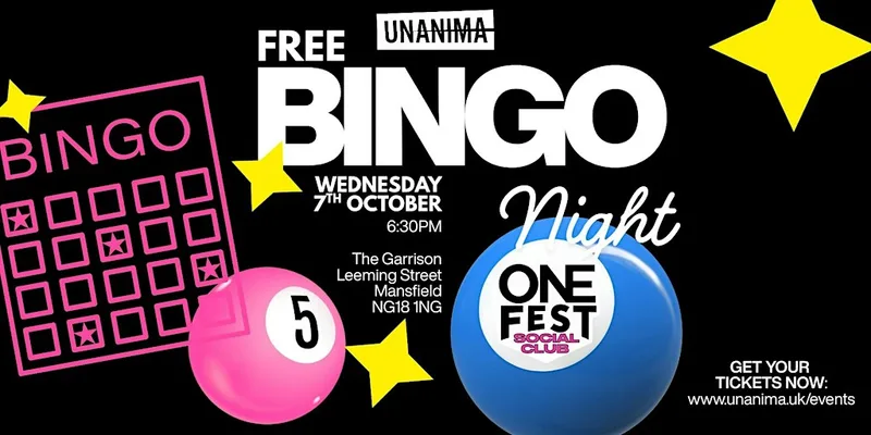 OneFest Social Club Bingo