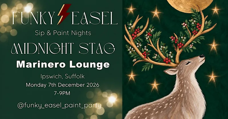 The Funky Easel Sip & Paint Party at Marinero Lounge