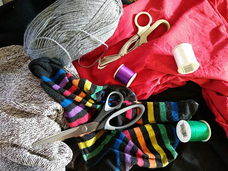 Scary VIsible Mending