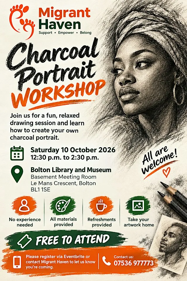 Charcoal Portrait Workshop