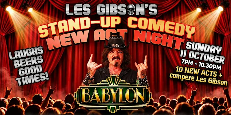 Les Gibson's Stand-Up Comedy New Act Night