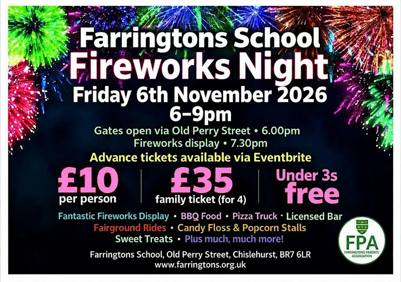 Farrington's Fireworks Spectular 2026