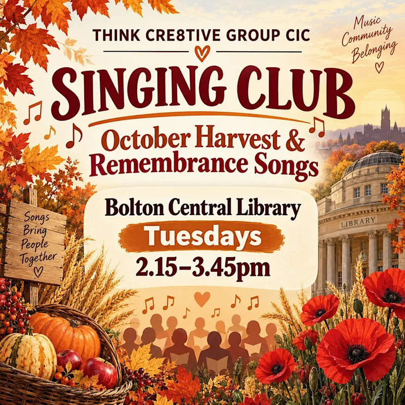 October Singing Club at Bolton Central Library
