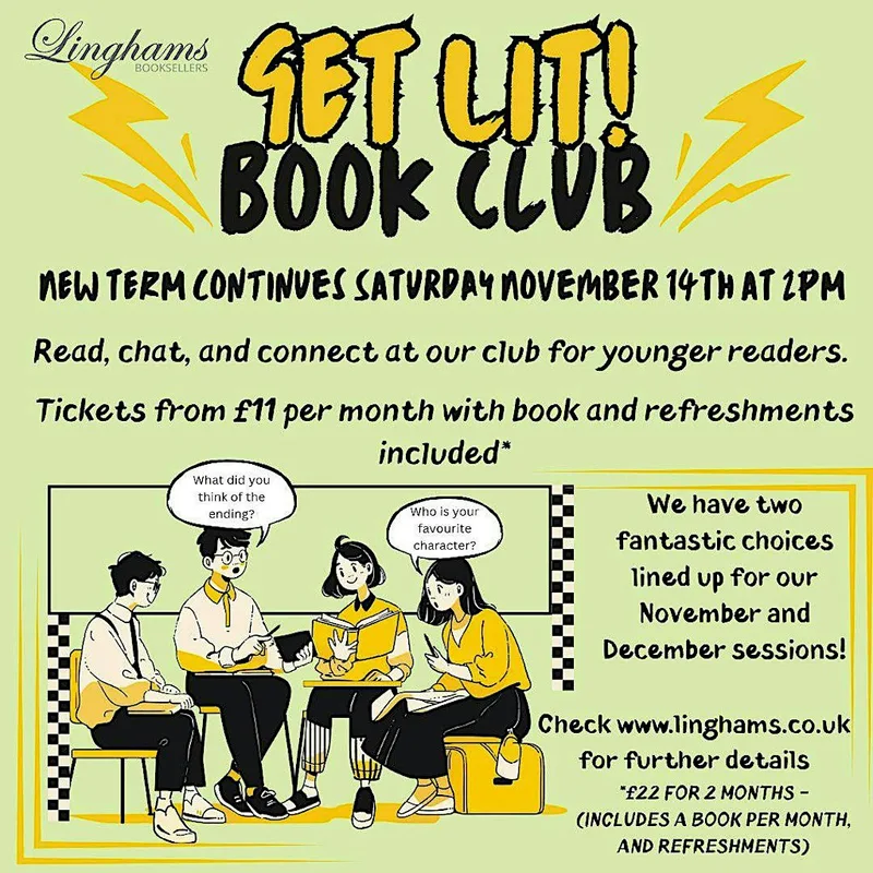 'Get Lit' by Linghams - Junior Book Club - Winter 2026