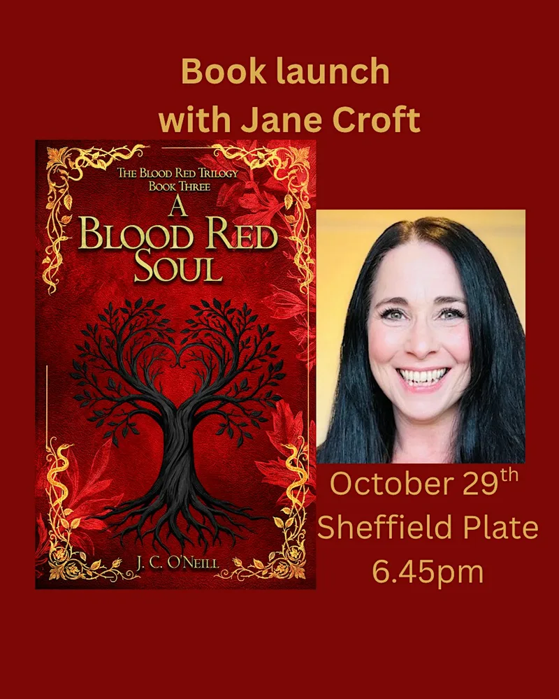 A Blood Red Soul - Book launch with J.C. O'Neill