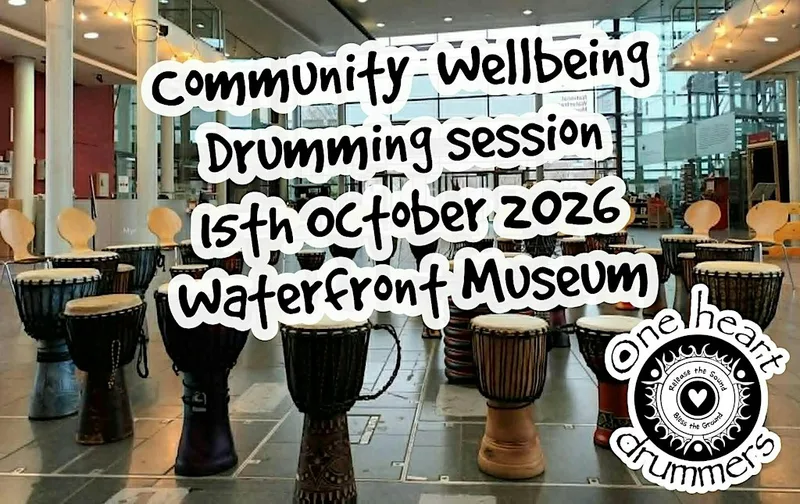 Community Wellbeing Drumming session for the 3rd sector