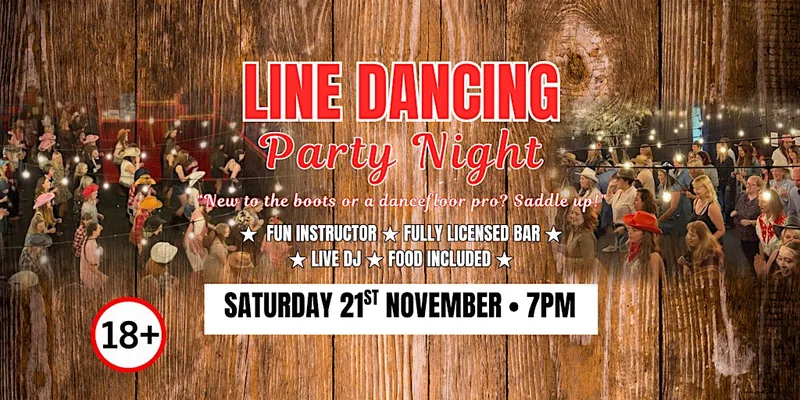 Line Dancing Party Night!