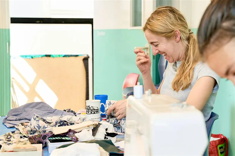 Clothing Repair at St Mary's Re-use and Repair Fair