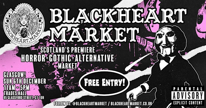 Blackheart Market Glasgow | Gothic Market & Horror Show