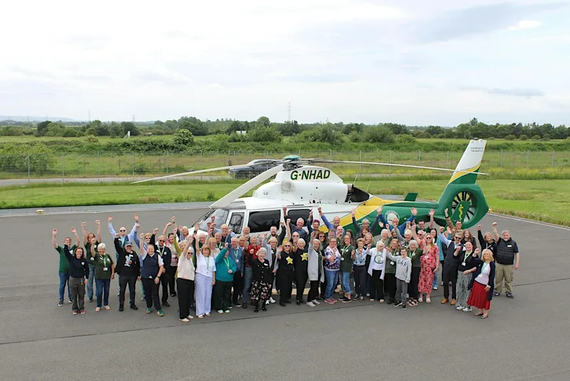 Discover your local air ambulance: volunteer session