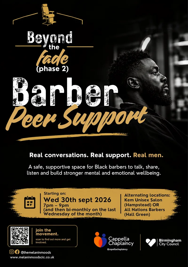Beyond The Fade - Barber Peer support session