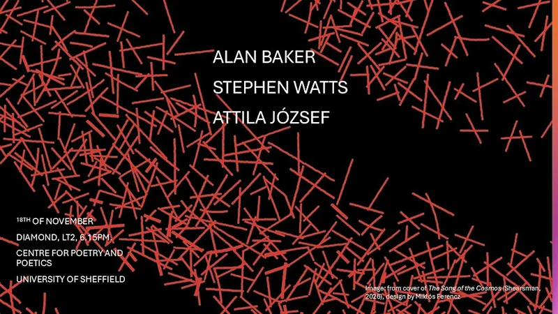 Centre for Poetry and Poetics: Baker, Watts, József