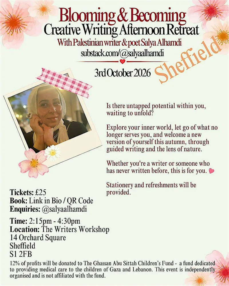 Blooming & Becoming – Creative Writing Afternoon Retreat