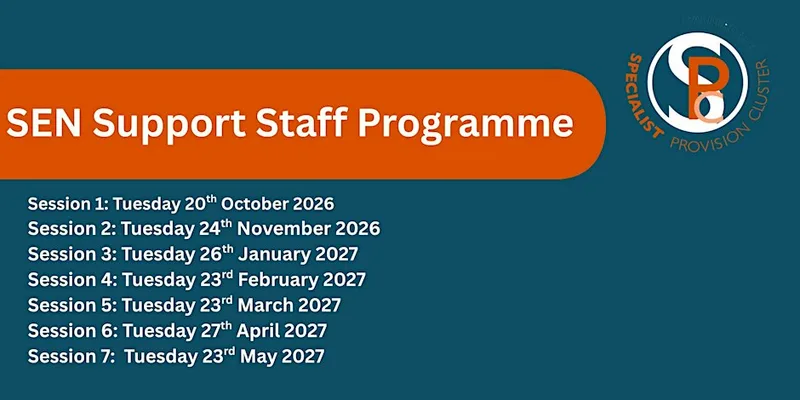 SEN Support Staff Programme - 7 Session Programme