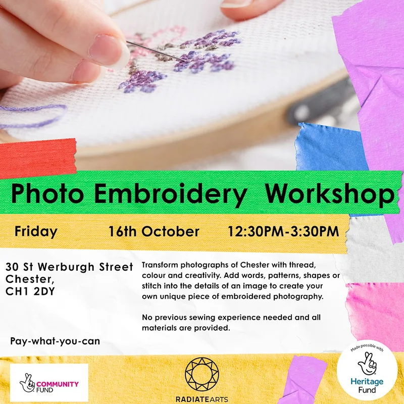 Photo Embroidery Workshop
