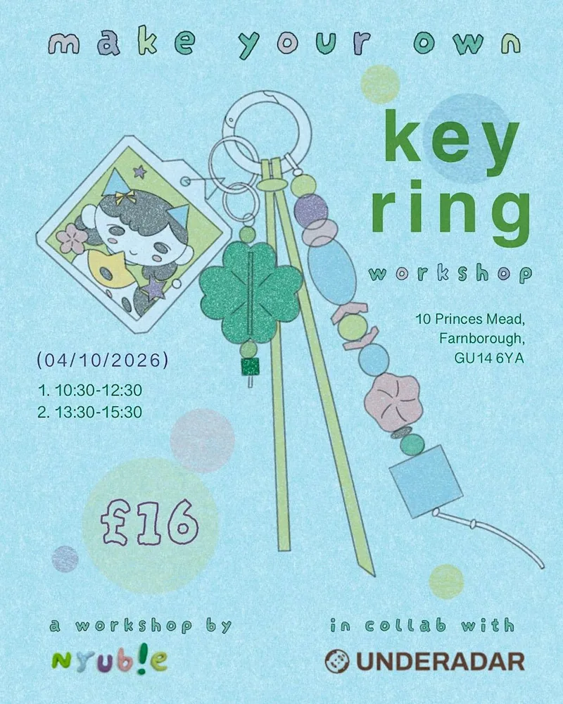 nyub!e: make your own keyring! workshop