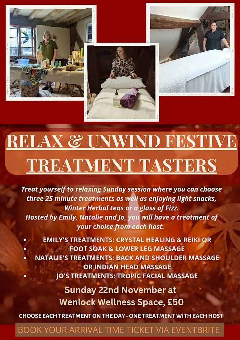 Relax & Unwind Festive Triple Treatment Tasters