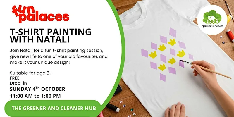 T-shirt painting with Natali