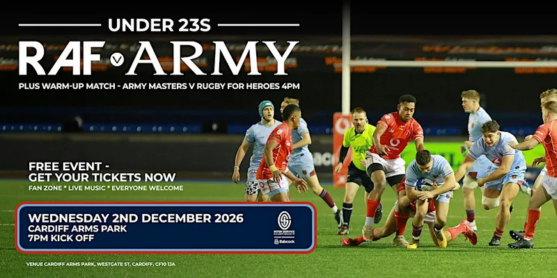 U23's RAF v Army Babcock Inter Service Championship FREE TO ATTEND