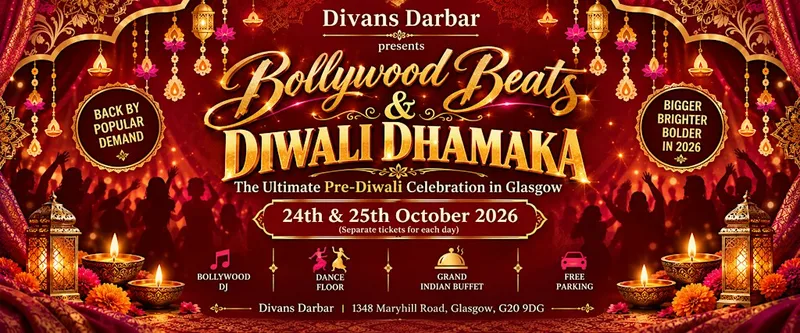 Bollywood Beats & Diwali Dhamaka at Divans Darbar Indian Restaurant