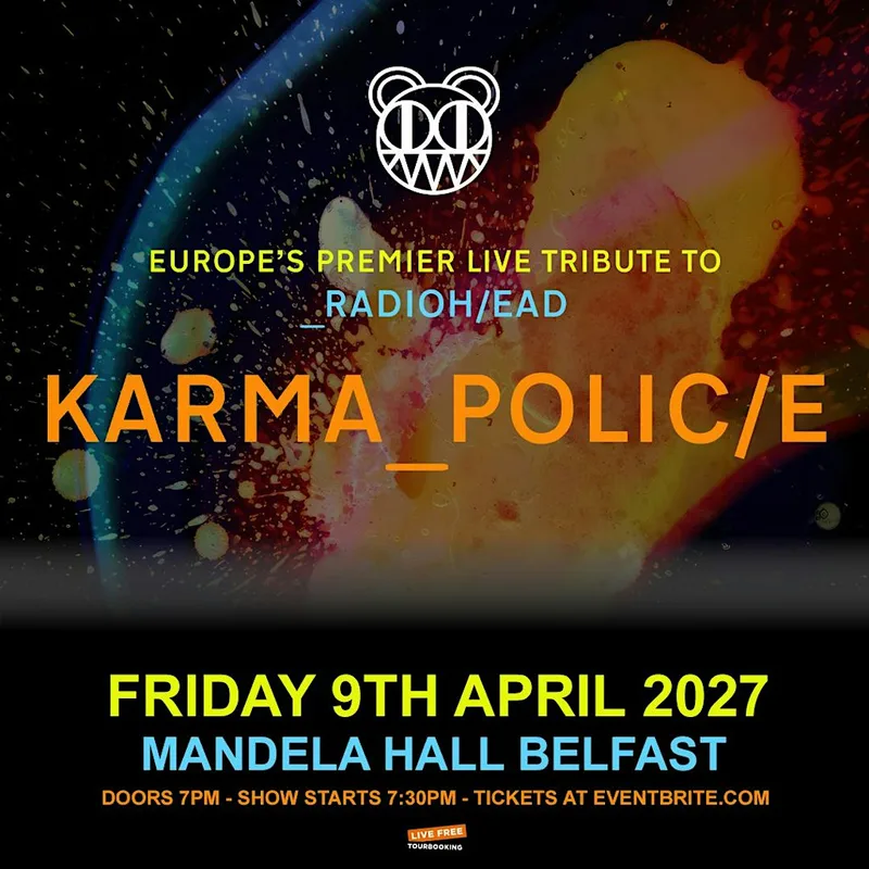 Karma Police - Radiohead Tribute live at Mandela Hall Belfast 9/4/27