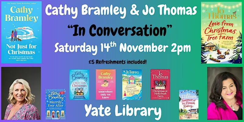 An afternoon with Bestselling Authors Cathy Bramley and Jo Thomas