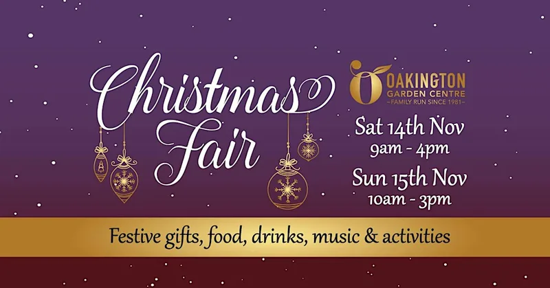 Christmas Gift, Food & Craft Fair at Oakington Garden Centre