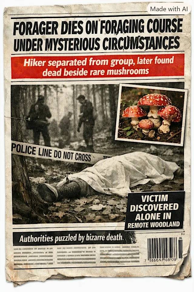 MURDER MYSTERY: Ms Shee-Look and Mr Whats-On "FORAGING COURSE MYSTERY" 17th