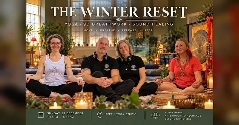 THE WINTER RESET | Yoga · 9D Breathwork · Sound Healing | PERTH