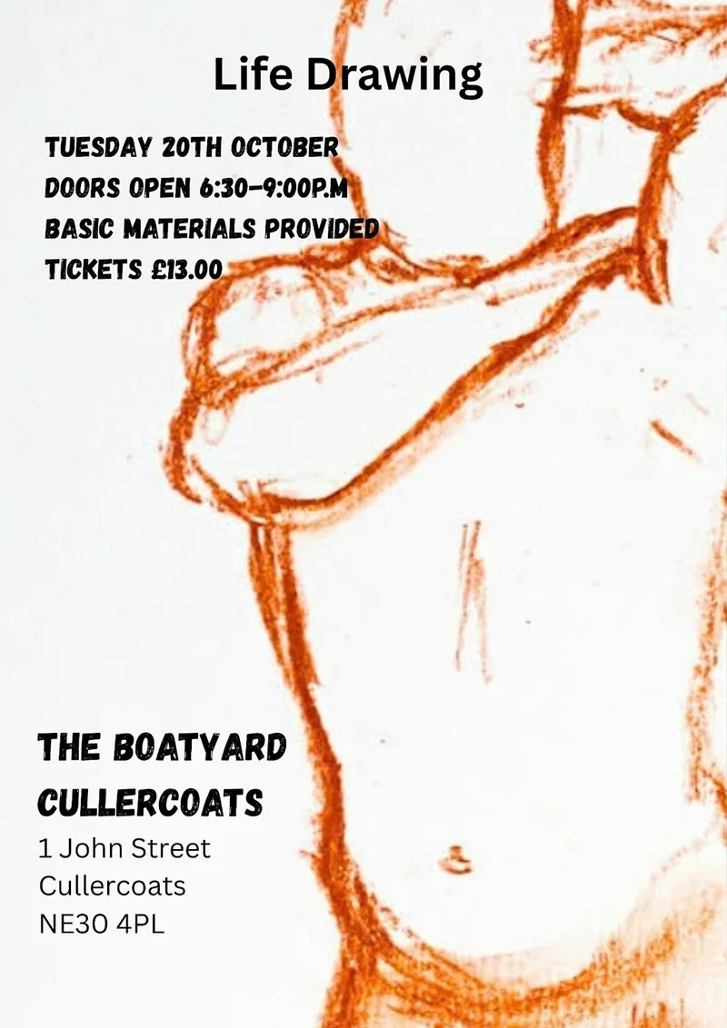 Life Drawing at the Boatyard Cullercoats