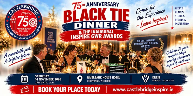 Birthplace of Guinness World Records - 75th Anniversary - Black Tie Dinner