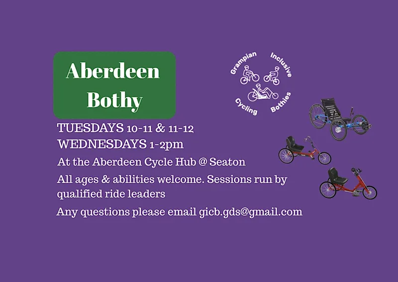 Aberdeen Adapted Cycling - Tuesday 11 - 12 Session
