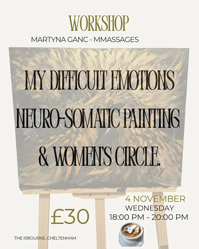 Workshop: My difficult emotions. Neuro- Somatic painting & Women's Circle.