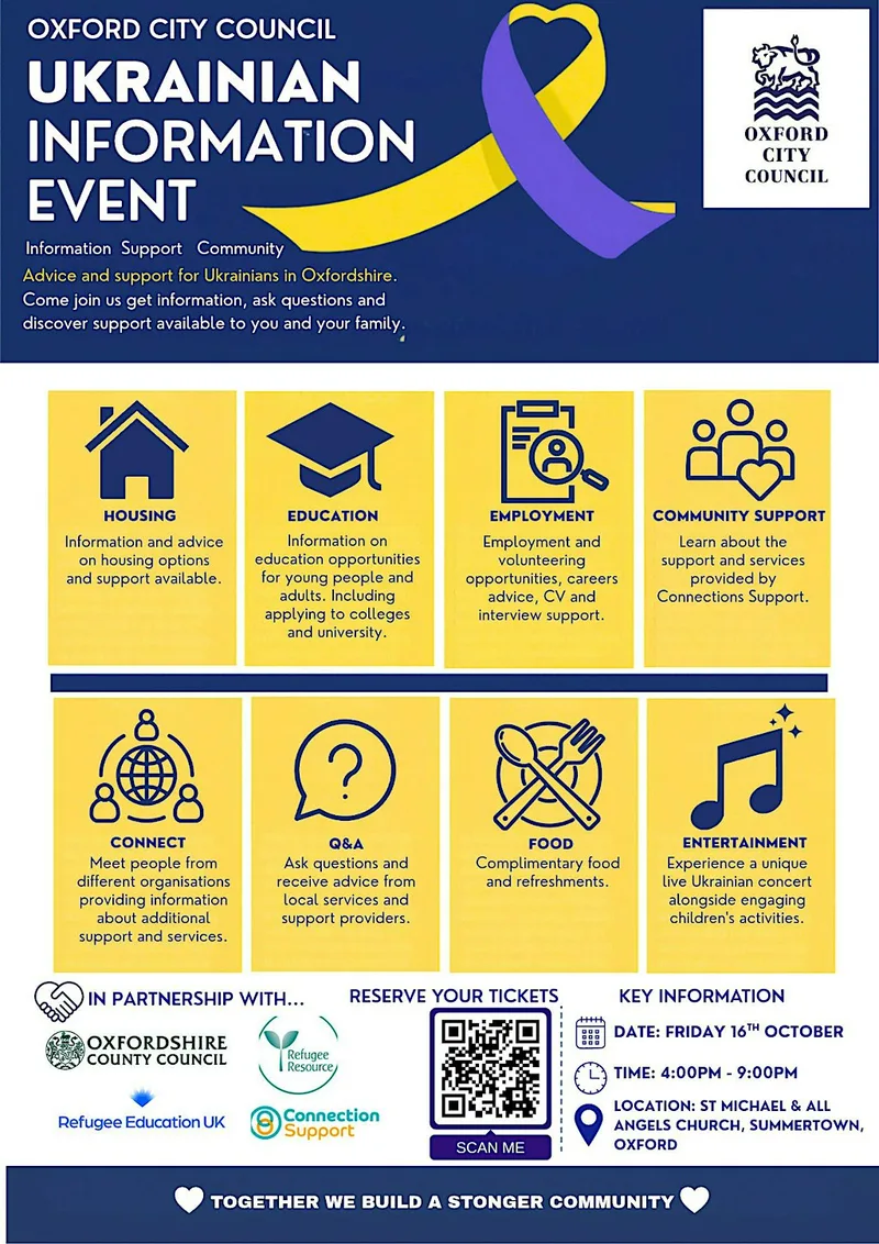 Oxford City Council Ukrainian Information Event