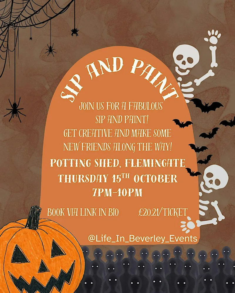 Halloween Sip and Paint