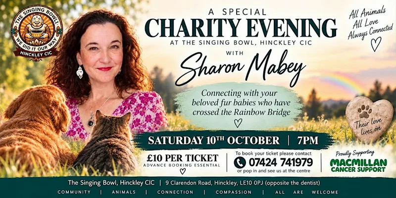 Pet Mediumship Evening with Sharon Mabey