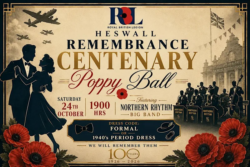 Heswall Remembrance Centenary Poppy Ball