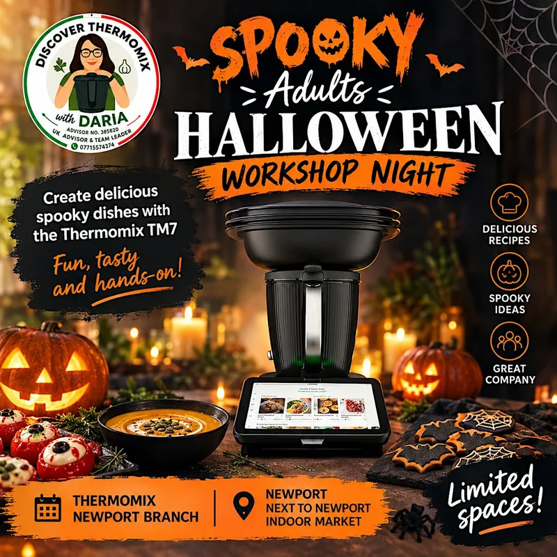Spooky Adults Halloween Workshop with Thermomix