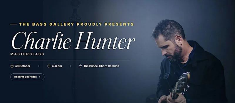 The Bass Gallery Presents: A Masterclass With Charlie Hunter